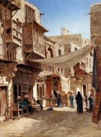 John Varley - A Street In Boulaq Near Cairo